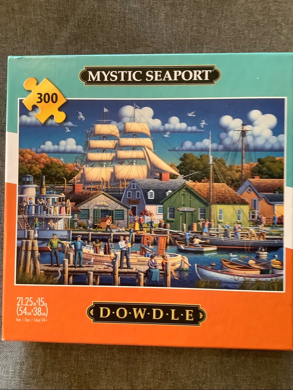 Buffalo Games Dowdle Mystic Seaport 300-Piece Dowdle Puzzle